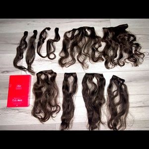 Luxy 16” mocha brown, classic hair extensions